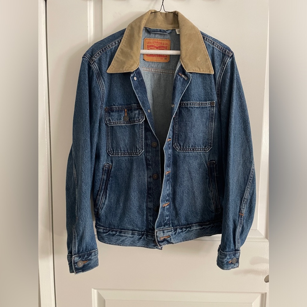 Levi’s extra small denim trucker jacket